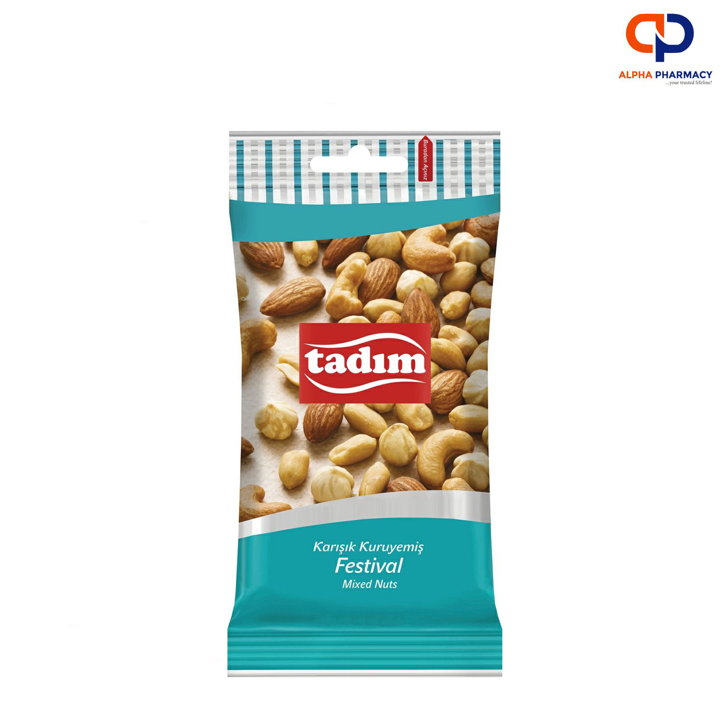 Tadim Roasted and Salted Mixed Nuts (Festival) 40g